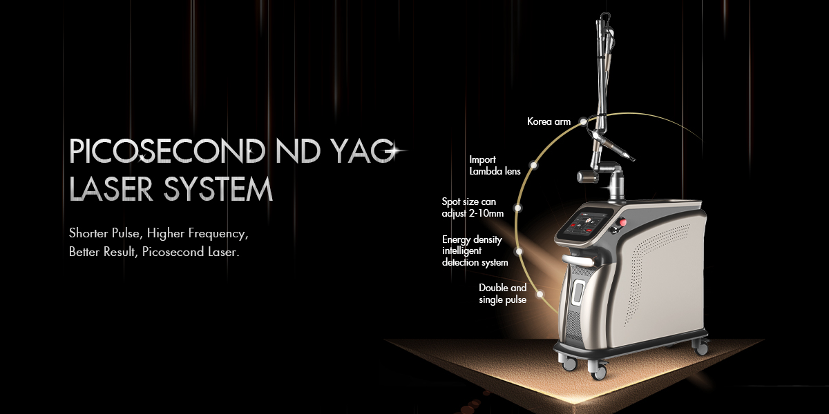 1064 nm 532 nm Picosecond laserkone