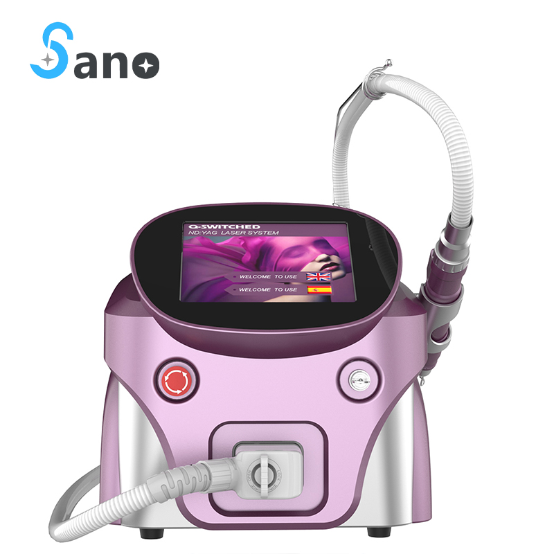 Kannettava Picosecond laser tatuointien poistokone