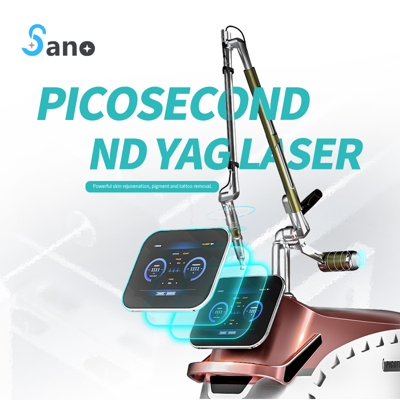 Pystysuuntainen pikosekundinen tatuoinnin poistokone