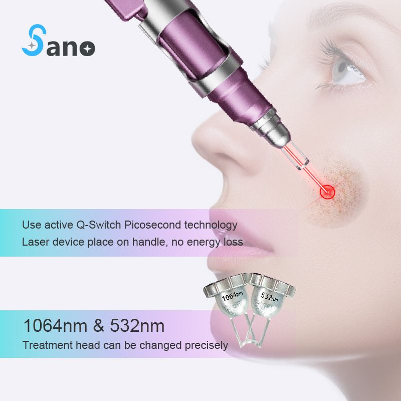 pico laser tatuoinnin poistokone